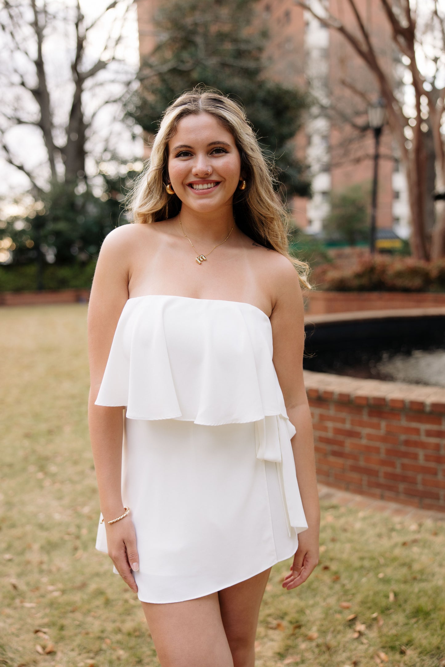 Wrap & Ruffle Romper