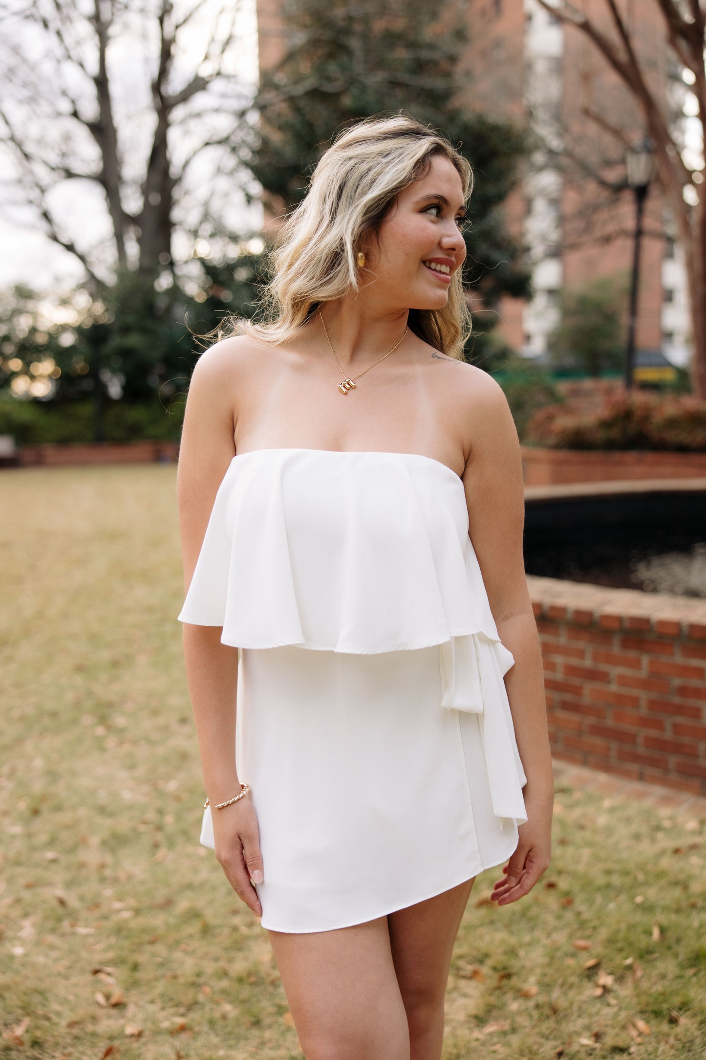 Wrap & Ruffle Romper