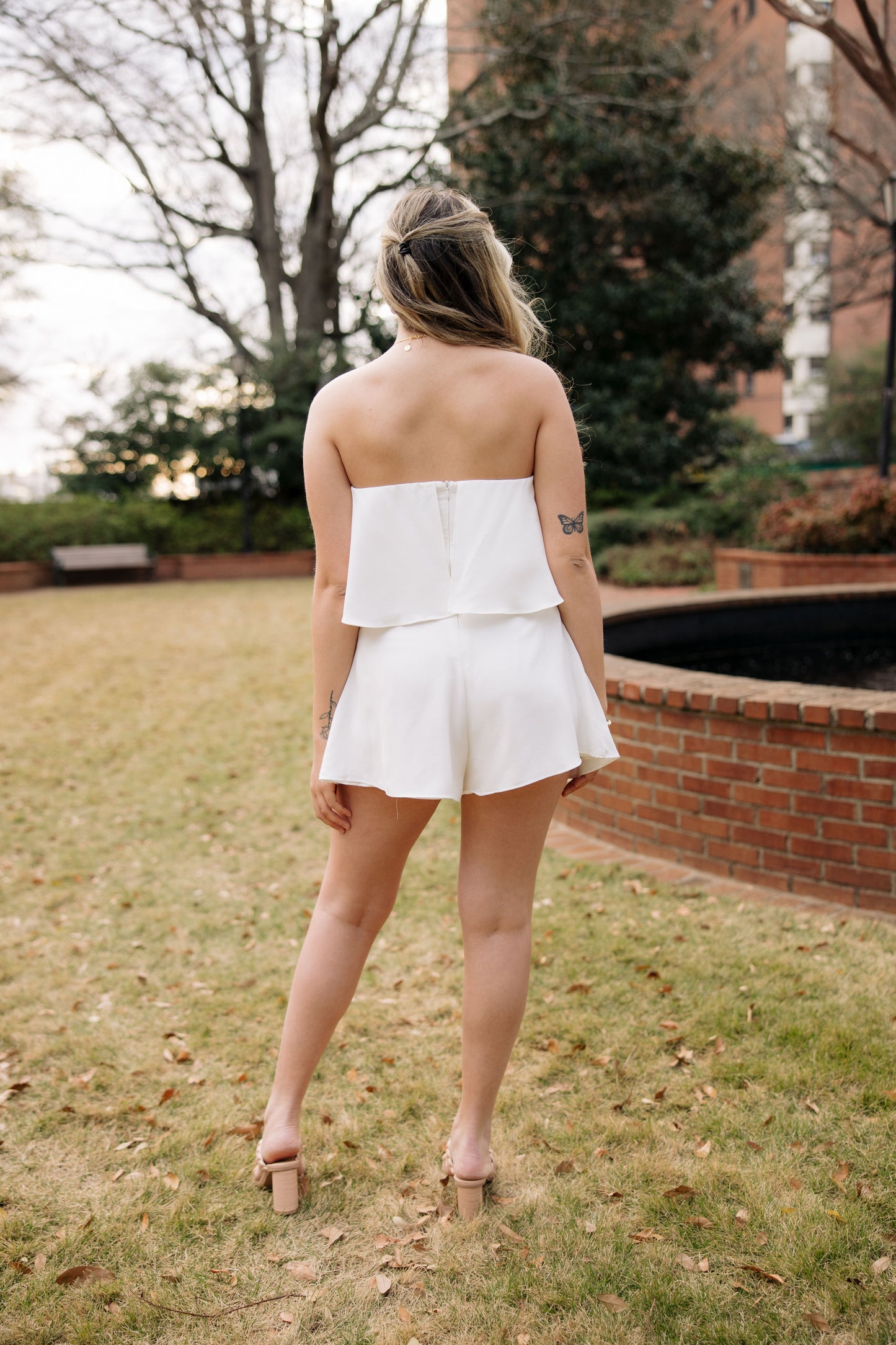 Wrap & Ruffle Romper