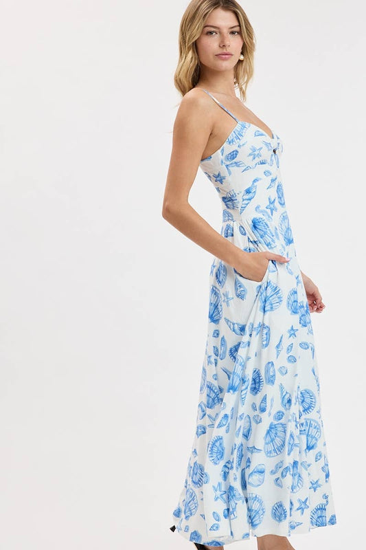 Shell Print Maxi