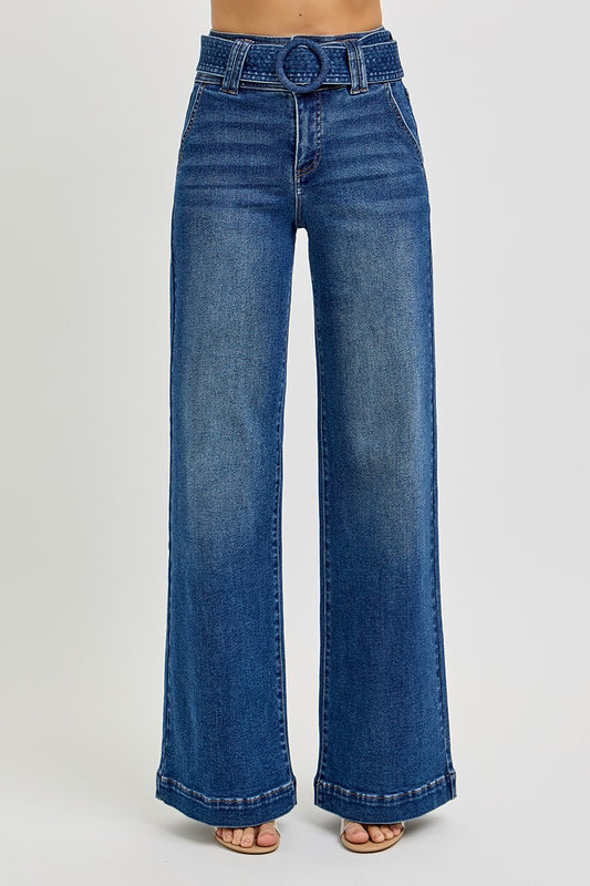 Dark Wash Buckle Jeans