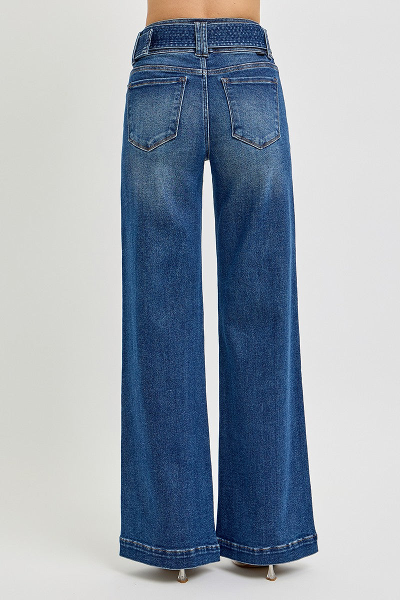 Dark Wash Buckle Jeans