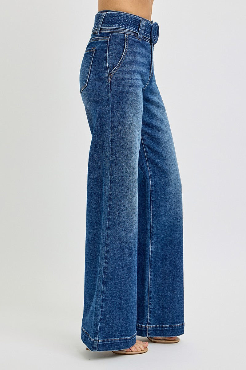 Dark Wash Buckle Jeans