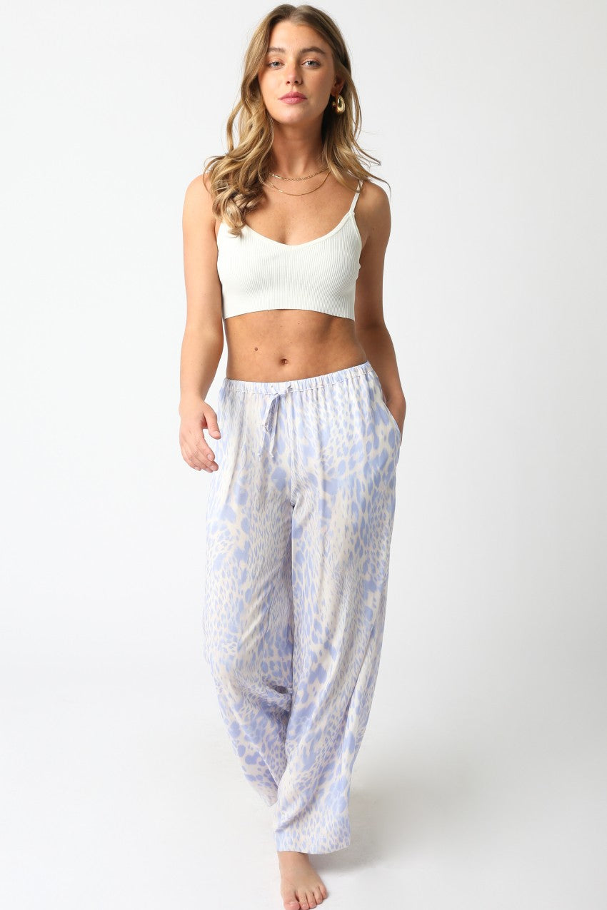 Purple Leopard Pants