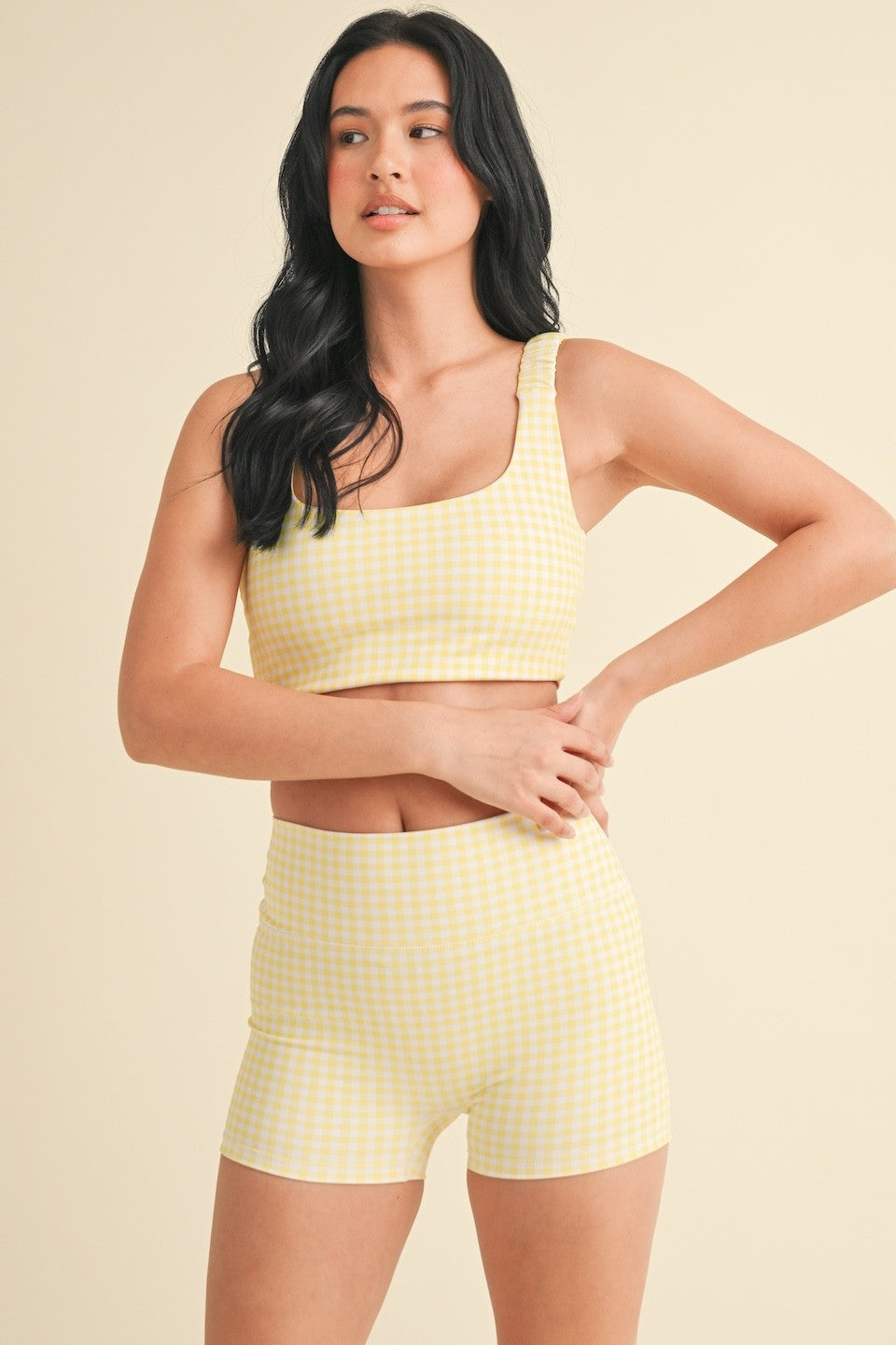 Yellow Gingham Set