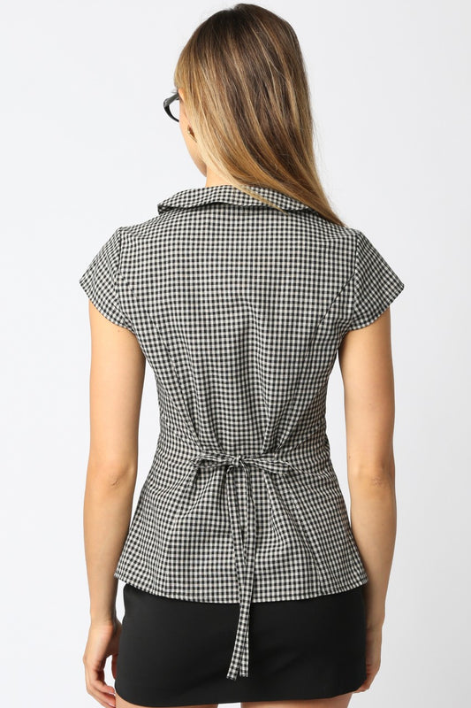 Mini-Check Blouse