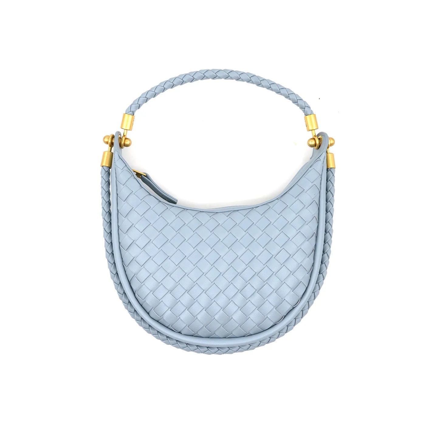 Blue Braided Bag