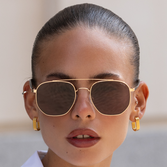 Austin Gold/ Brown Sunglasses