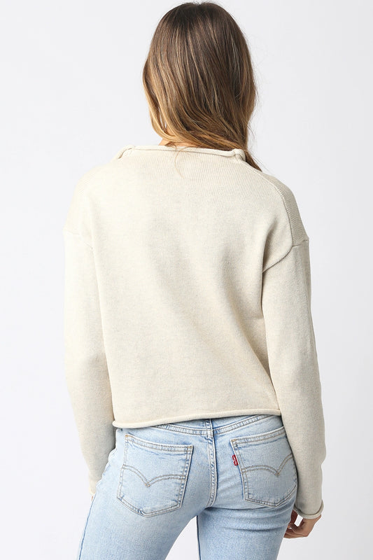 Elisa Button-Up - Light Oatmeal