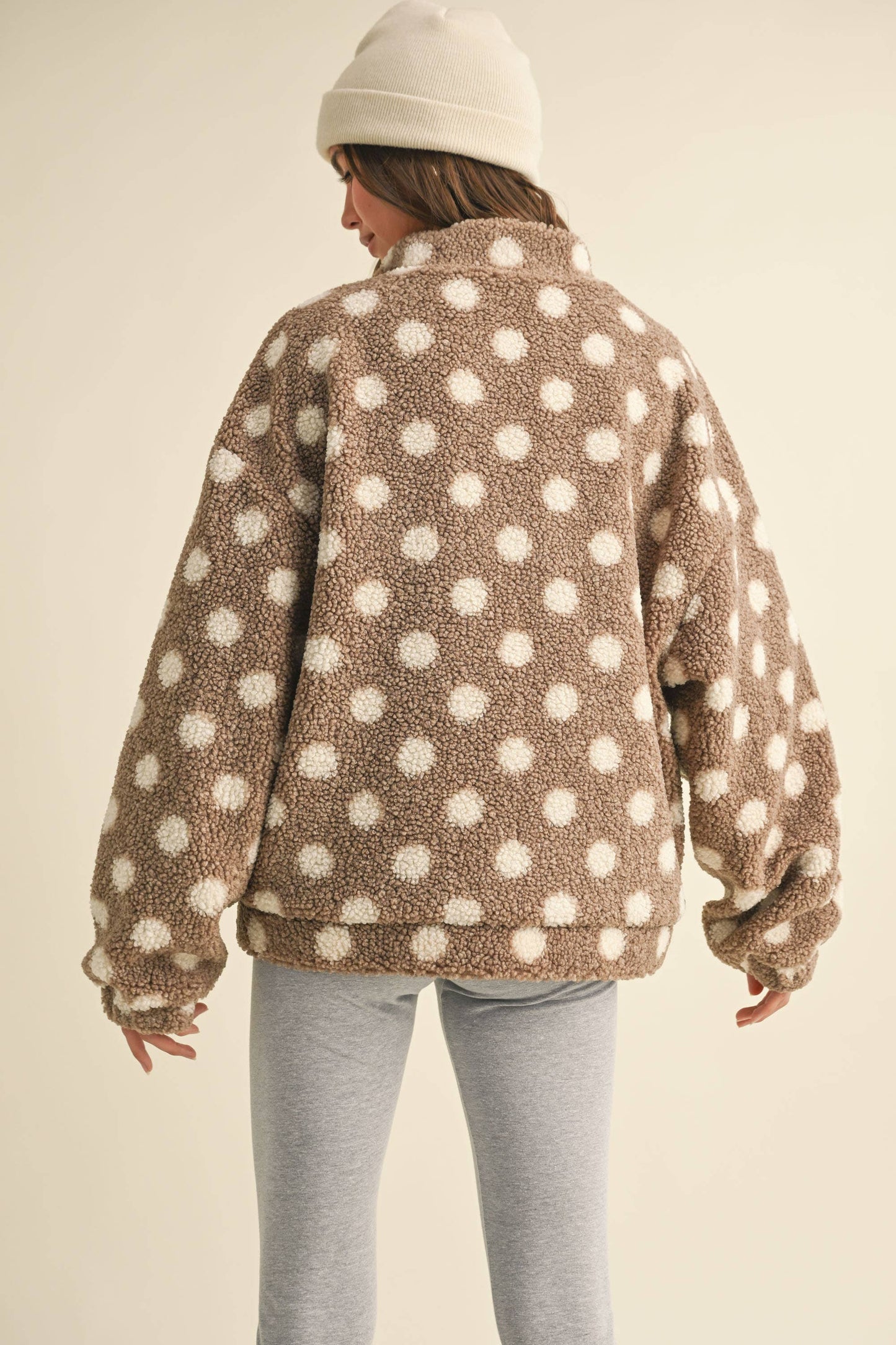 Polka Dot Teddy Sherpa