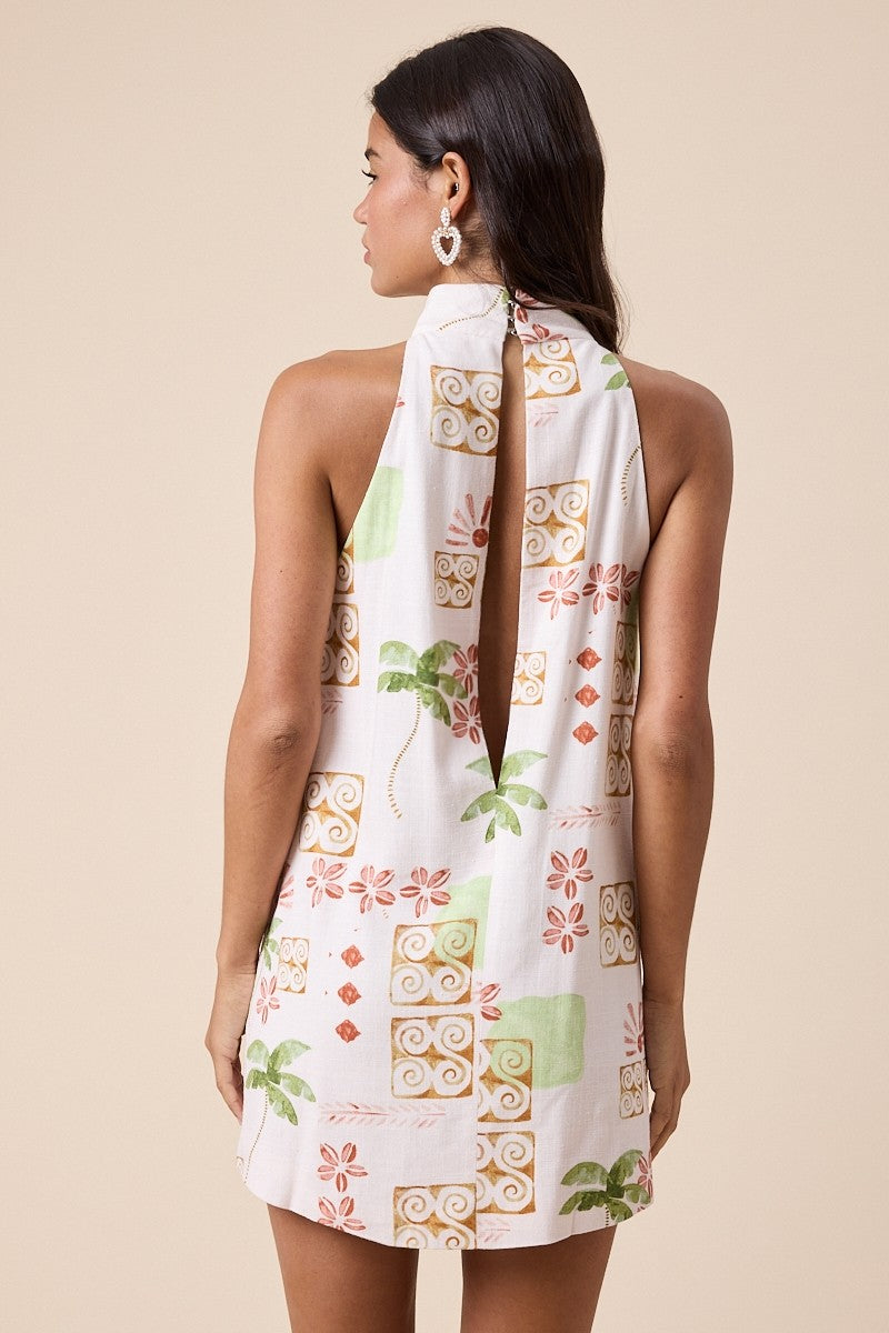 Palm Haven Dress