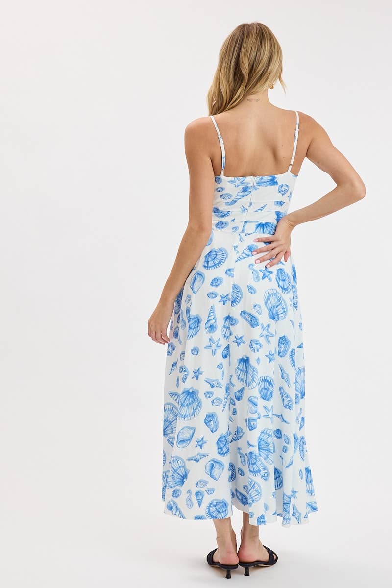 Shell Print Maxi