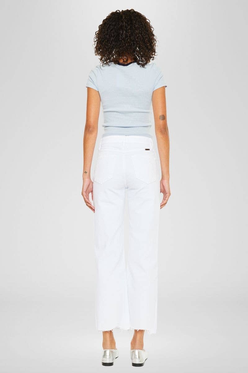 White Denim- Slim Wide Leg