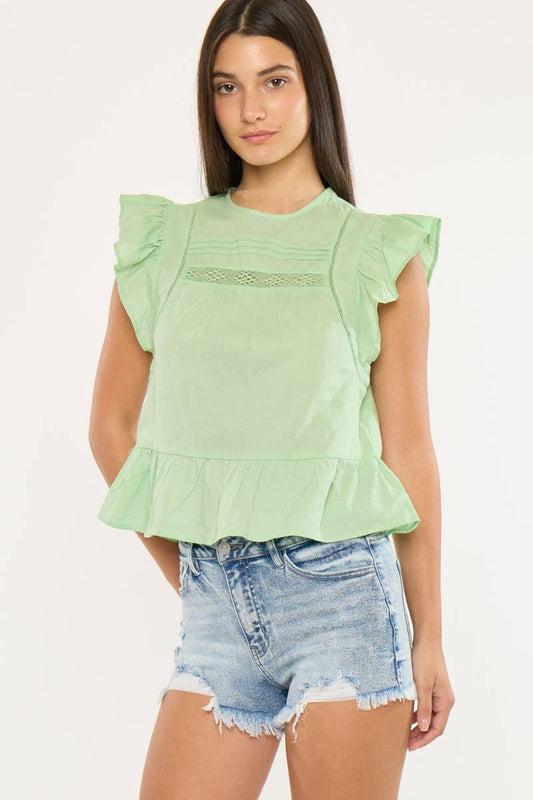 Medium Wash Distressed Shorts