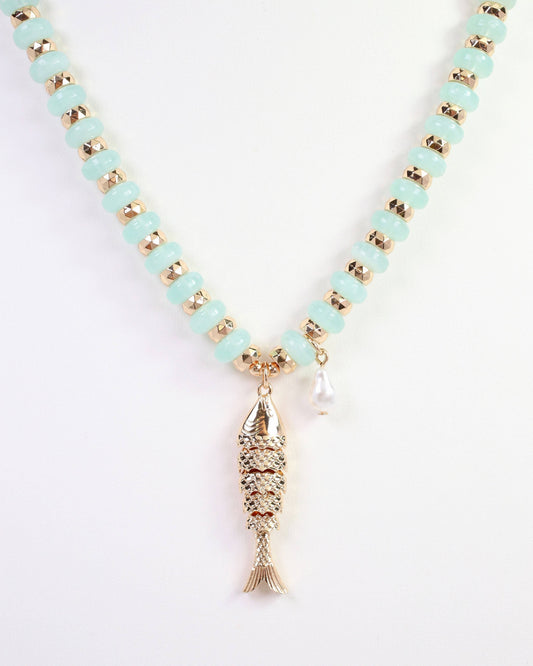 Beaded Fish Necklace