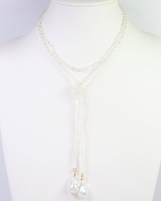 Niagara Falls Pearl Beaded Necklace