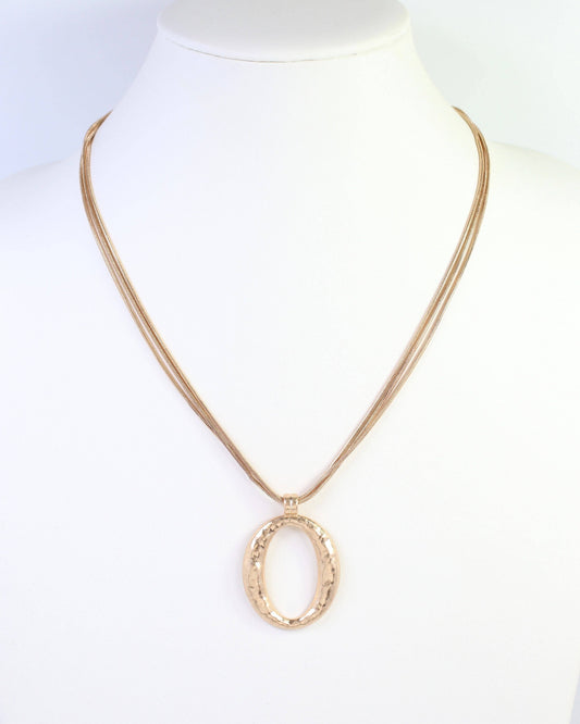 Layered Chain with Pendant