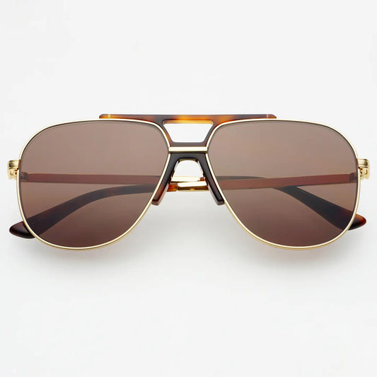 Logan Acetate Aviator Unisex Sunglasses