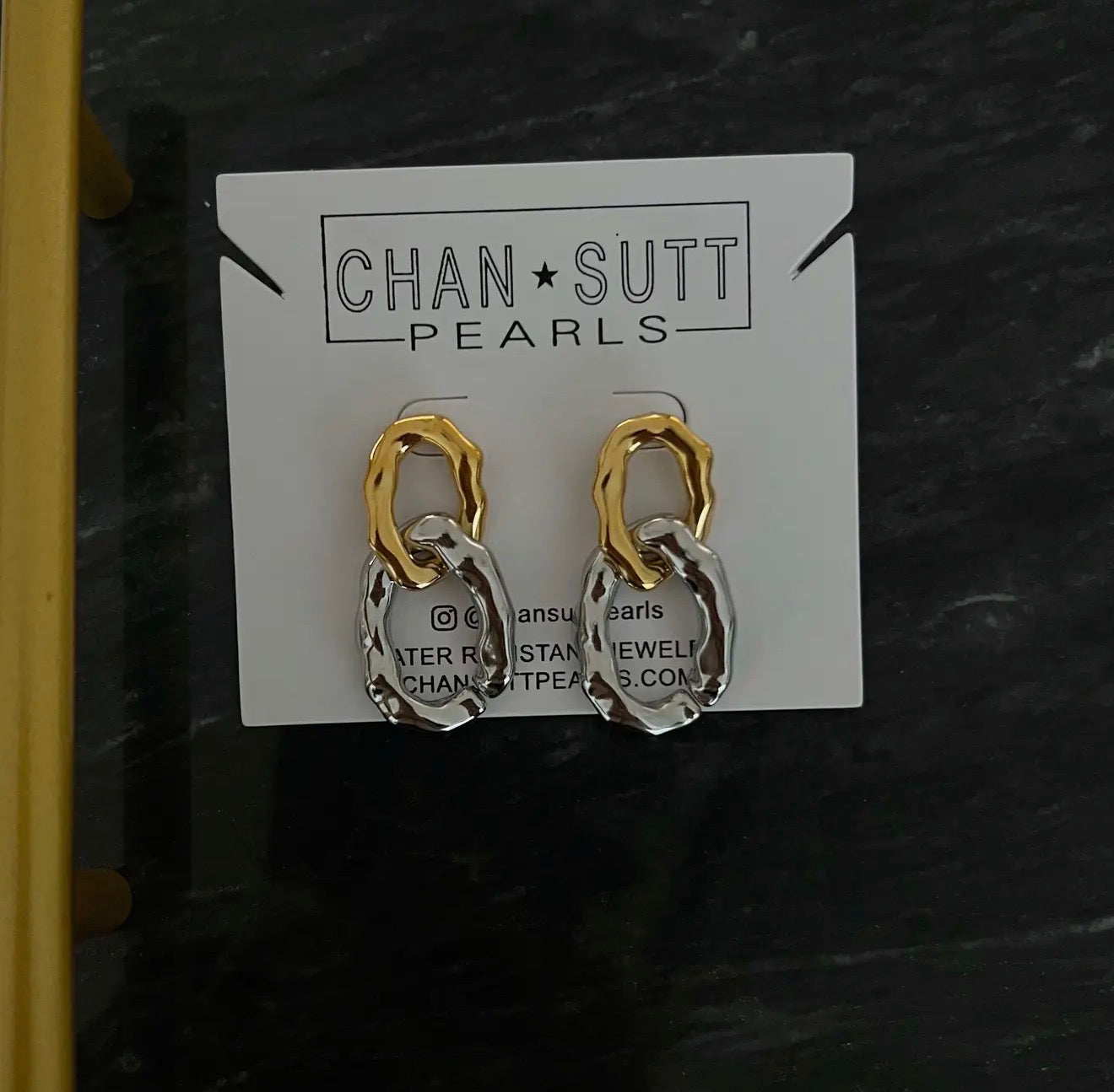 Sculpted Drop Earrings