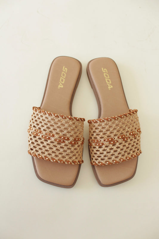 Raffia Sandal