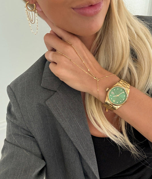 Linked Hoop Earrings