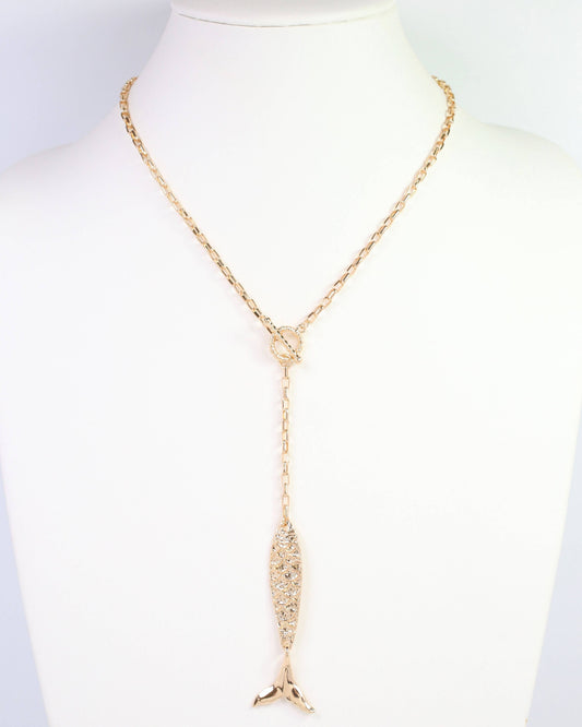 Tropical Fish Drop Necklace