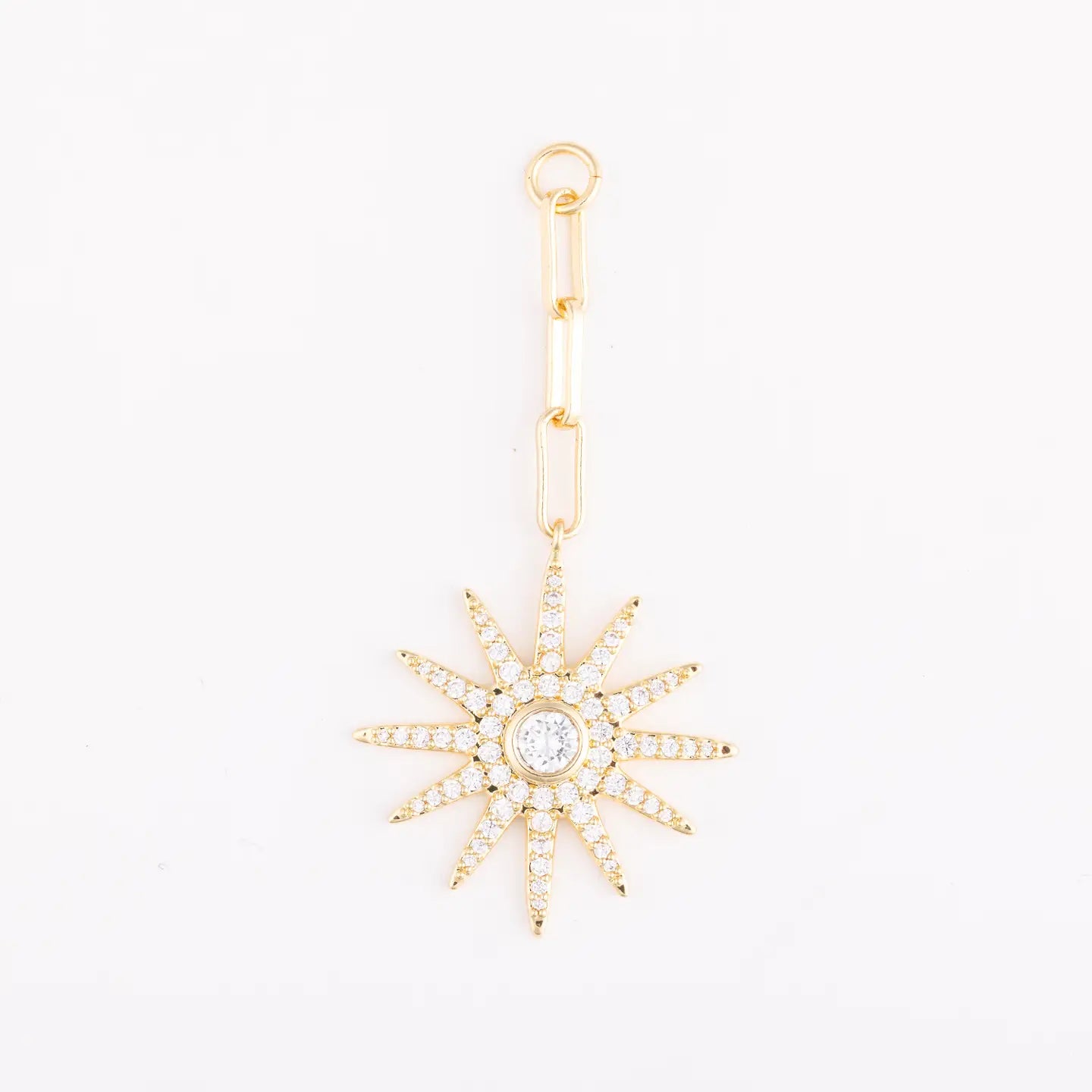 Starburst Heart Charm