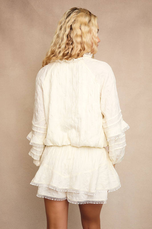 Ivory Smocked Romper