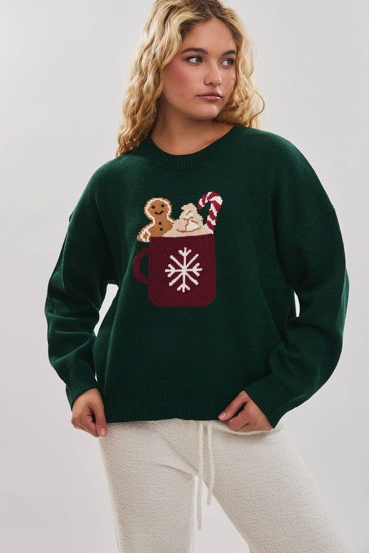 Cozy Hot Cocoa Sweater