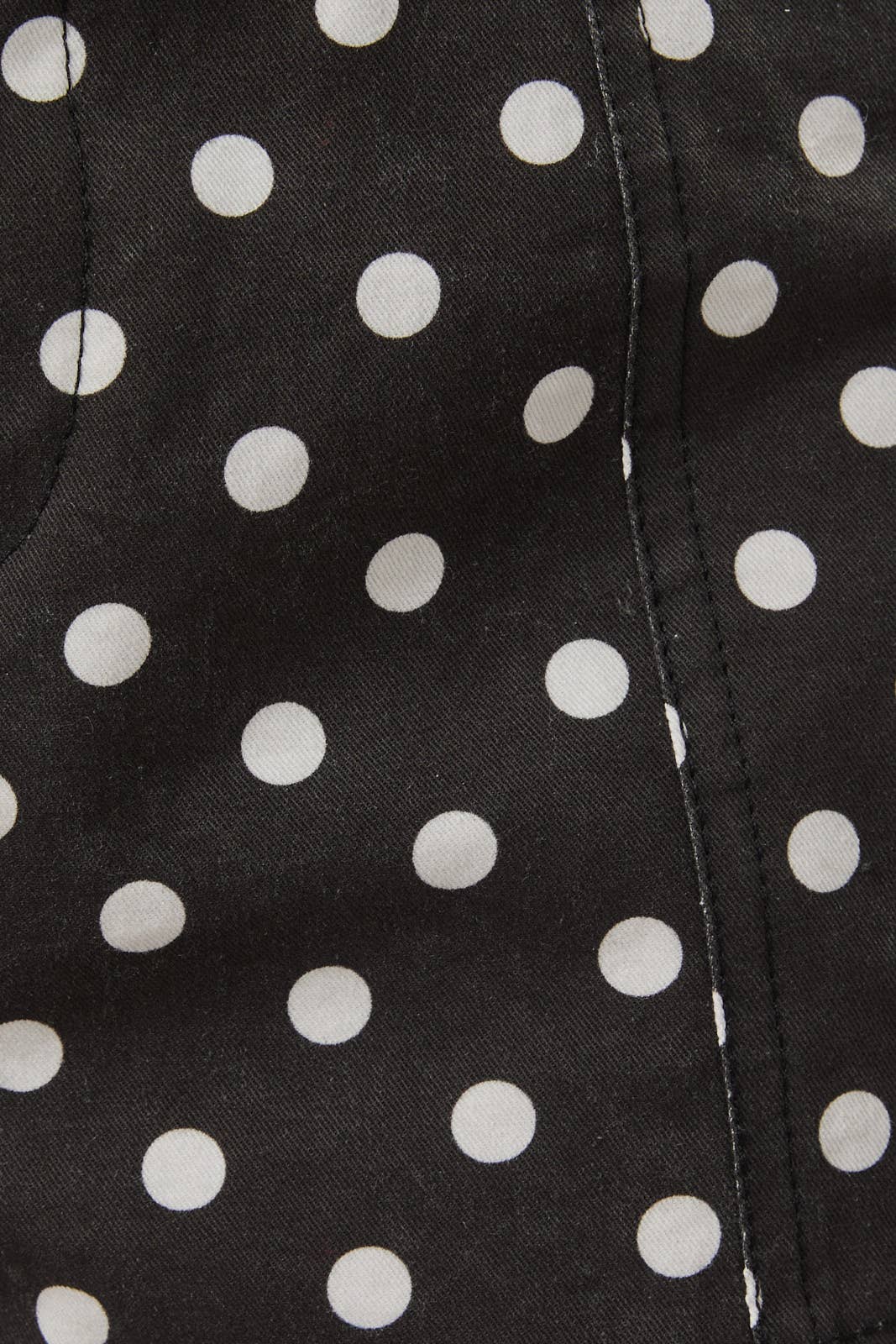Black Polka Dot Mini Shorts