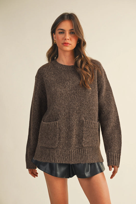 Patch Pocket Sweater