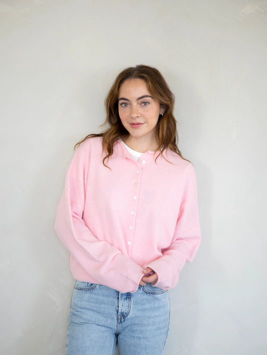 Pink Cardigan