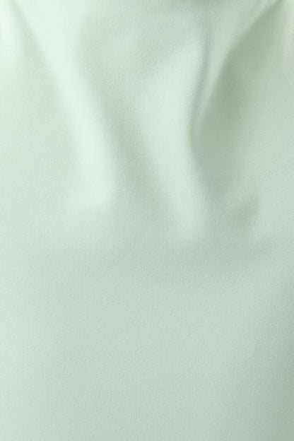 Square Neck Basic Tee- Mint