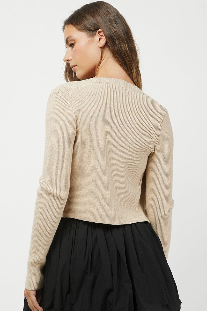 Oat Cami & Cardigan Set