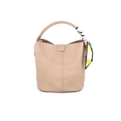 Beige Daily Bucket Bag