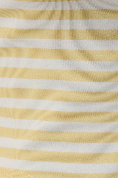 High Neck Butter Stripe Tank