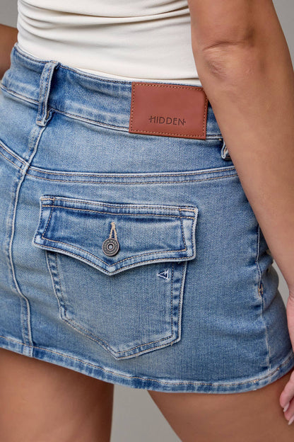 Downtown Denim Mini Skirt