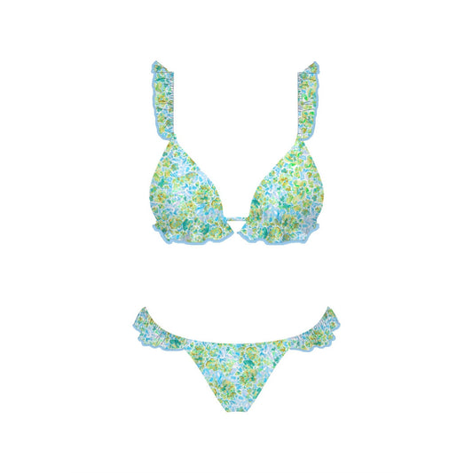 Seafoam Ruffle Bikini