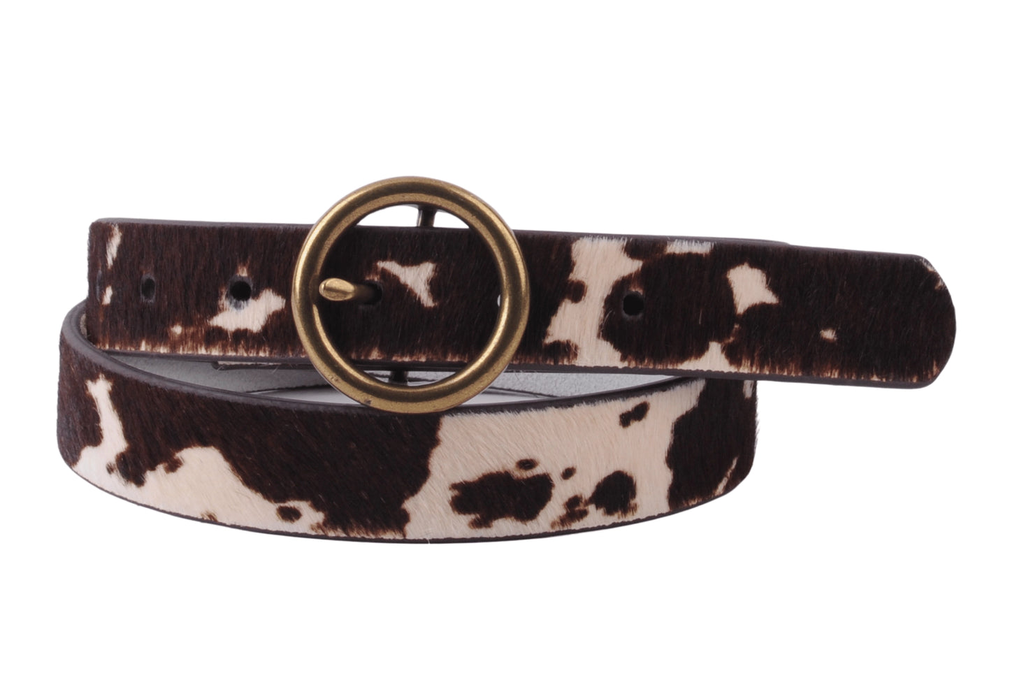 Cow Print Belt