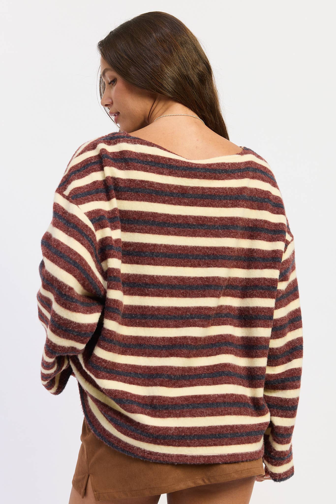 Oversized Oxford Sweater