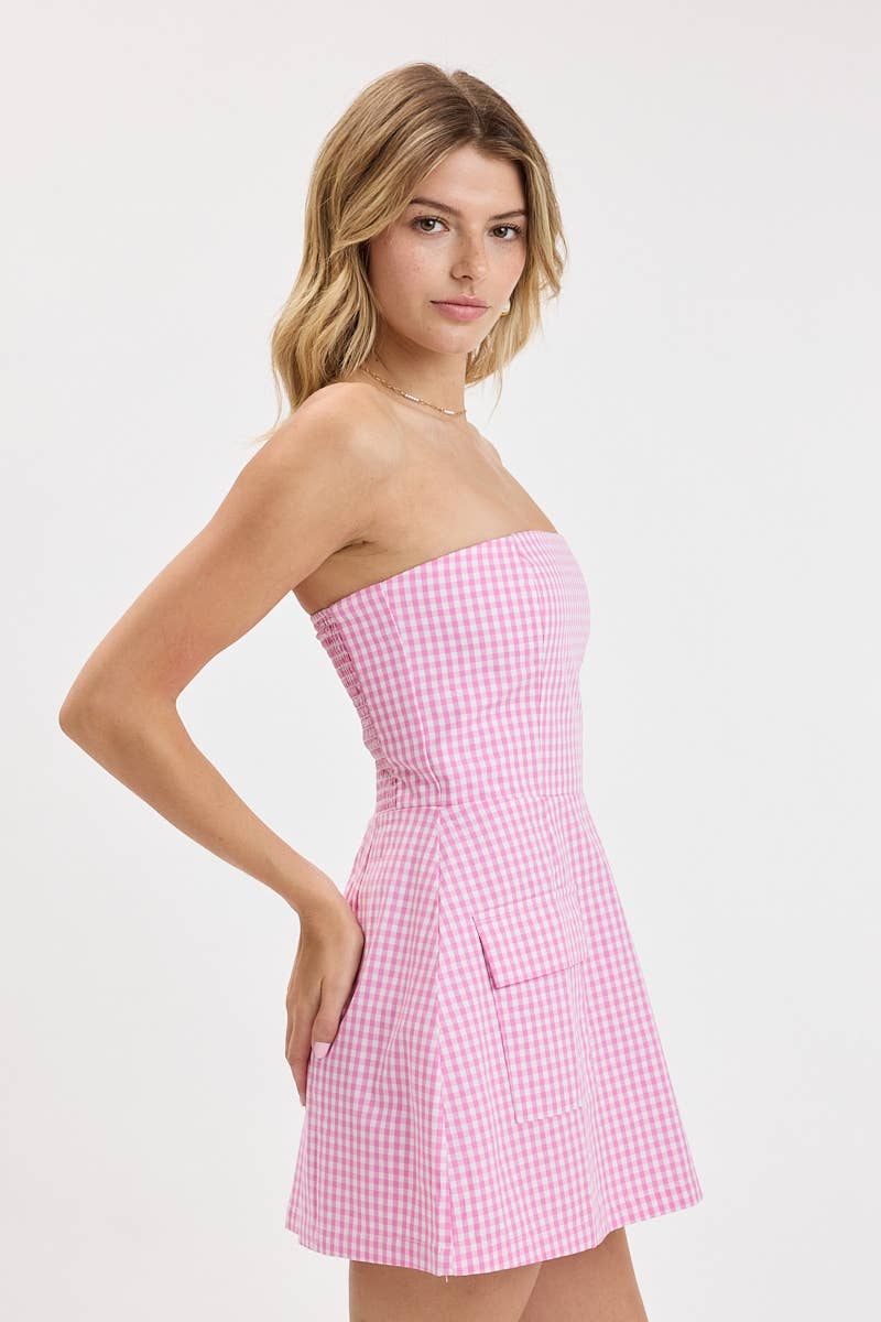 Checker Mini Dress