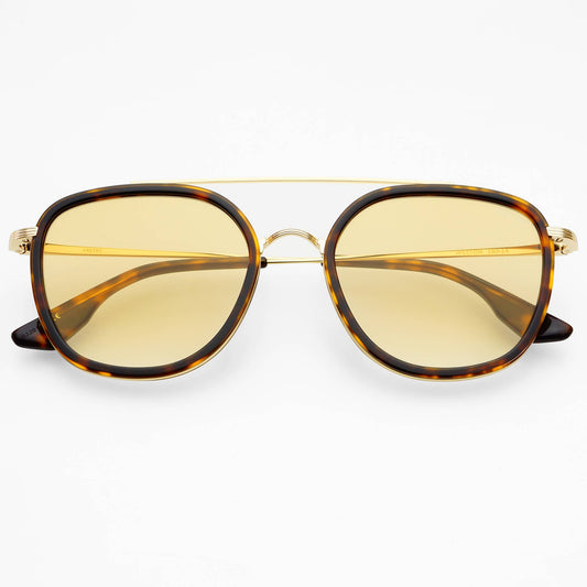 Weston Dark Tortoise / Yellow Brown Gradient Sunglasses