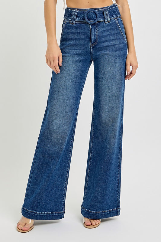 Dark Wash Buckle Jeans