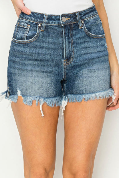 Dark Denim Shorts
