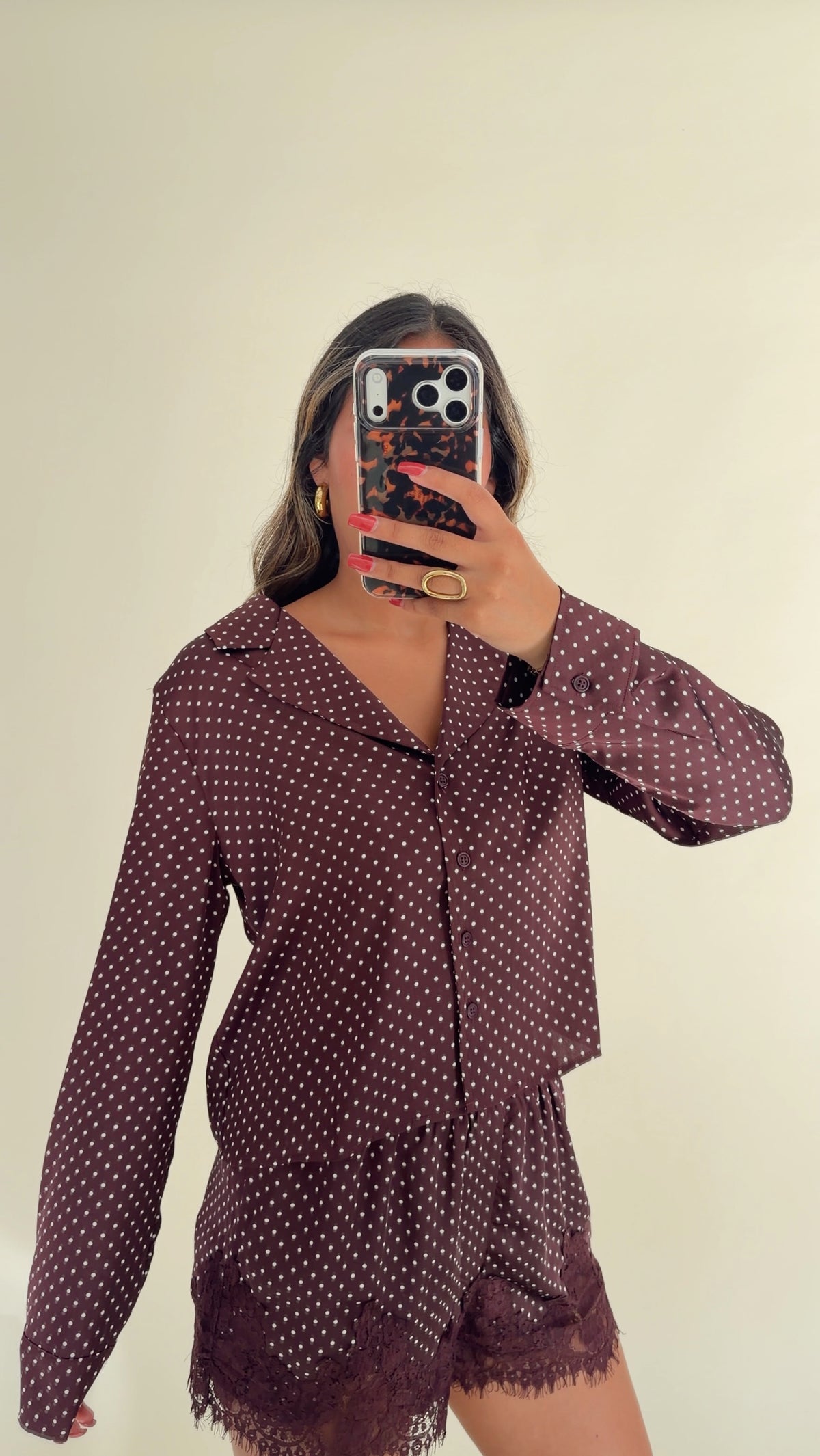 Meet Me in Paris Polka Dot Set