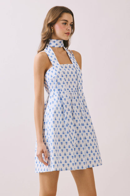 Azul Floral Dress