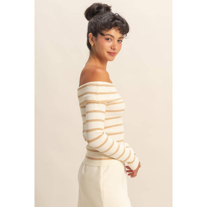 Sandstone Stripe Top
