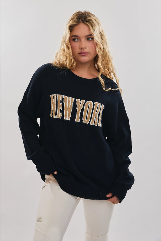 Navy New York Crewneck