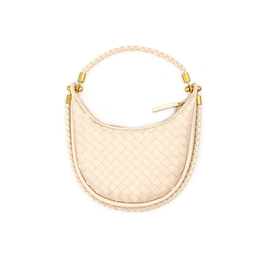 Cream Braided Bag