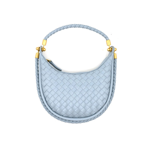Blue Braided Bag